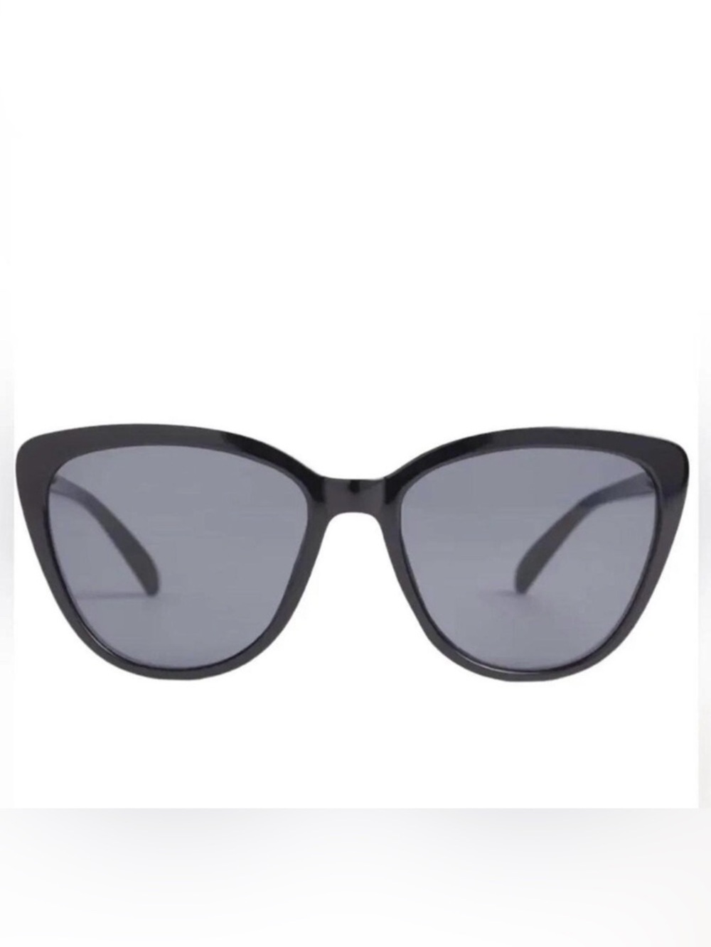 NEW Rachel Zoe "Nina" Black Sunglasses Oversized Cat-Eye Shape